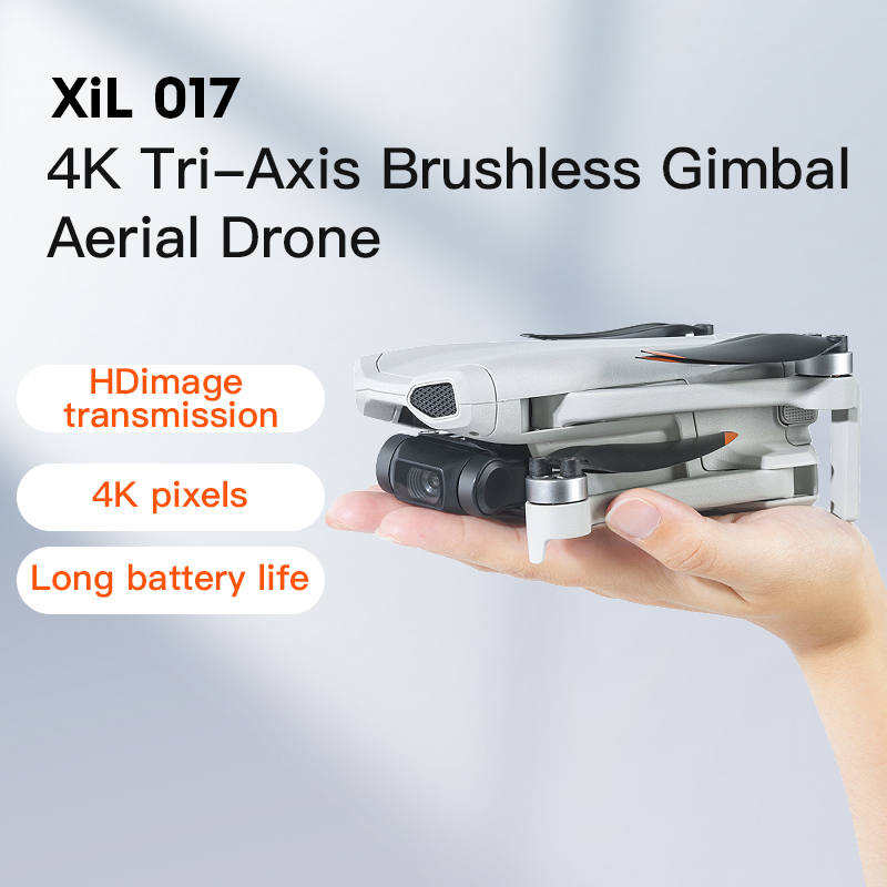 Drone Camera With Gimbal - Professional 017S Drone 4KHD Camera Night
