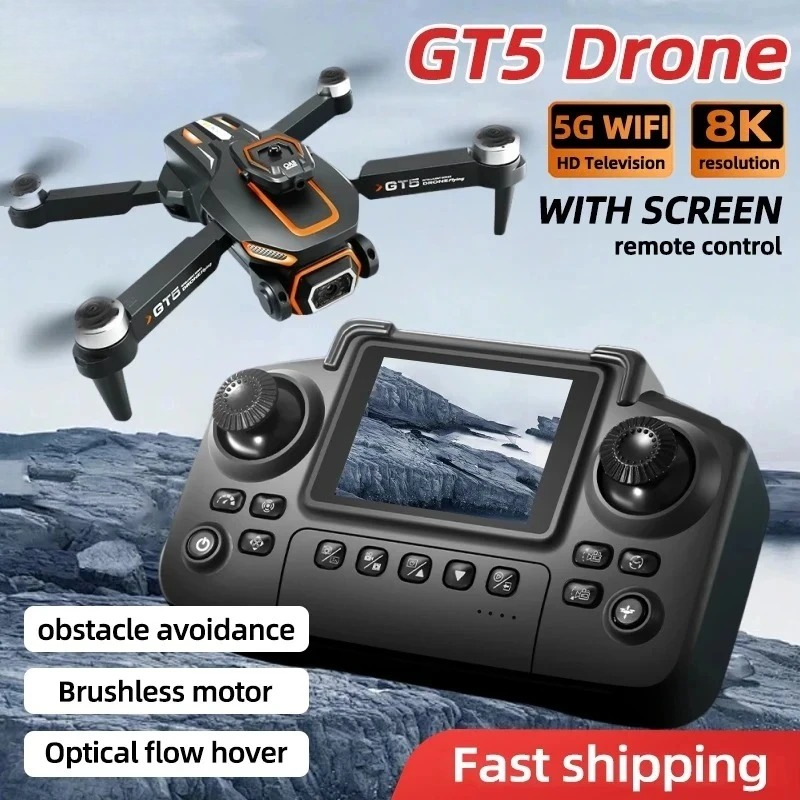 OriginalGT5 Mini Drone 4K HD d - Drone Camera Wide Angle ulasan dan harga