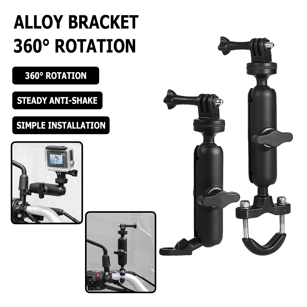 Motorcycle Handlebar Mount Alu - Drone Camera Action ulasan dan harga