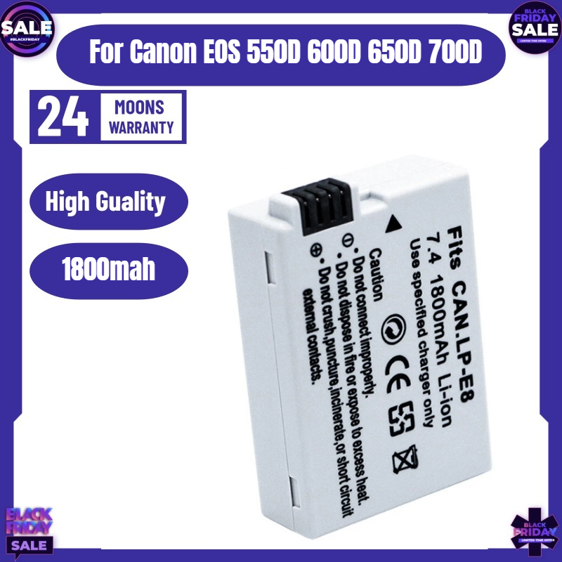 New LP-E8 Camera Battery for C - Drone Camera Action ulasan dan harga