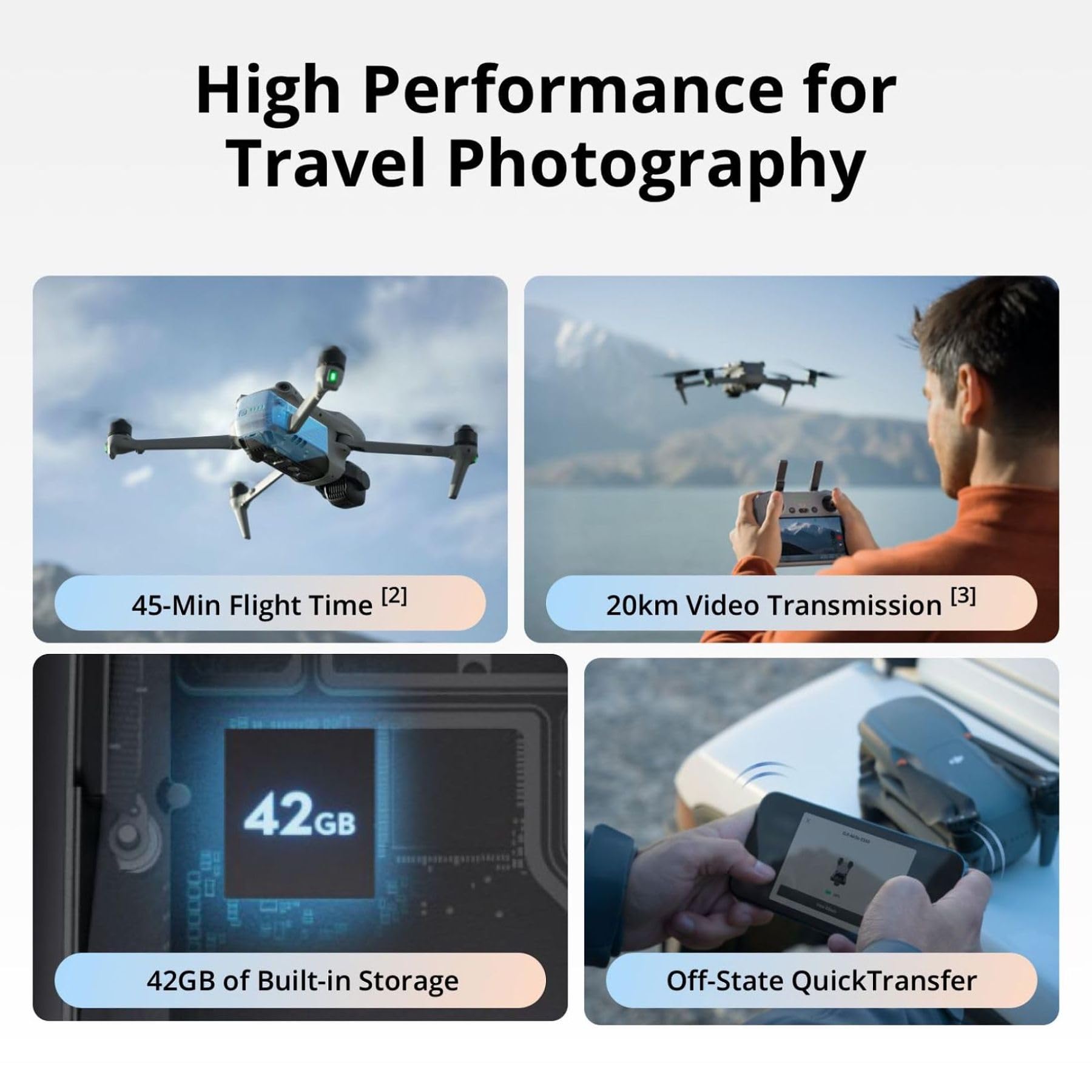 DJI Air 3S Drones (DJI RC-N3)  - Drone Camera Wide Angle ulasan dan harga