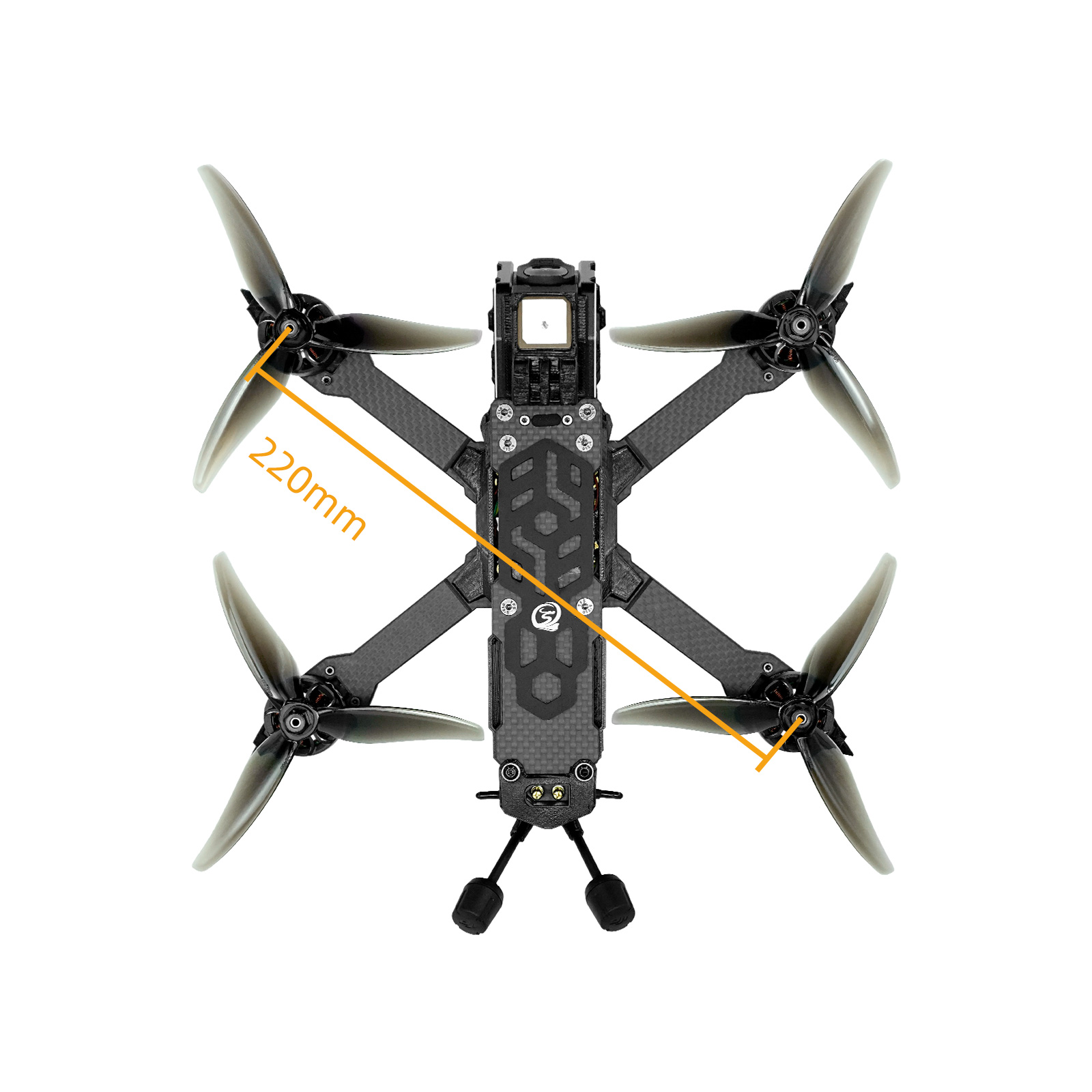 SEQURE SQFPV Heison 5X V2 Quad - Drone Camera 4K ulasan dan harga